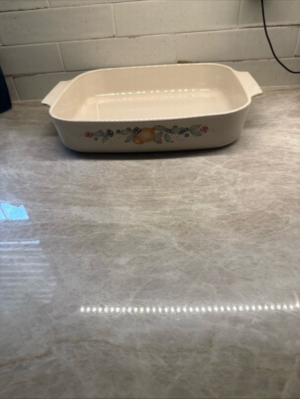 Corelle ABUNDANCE Coordinates Stoneware 9"x13" Casserole Baking Dish Pan